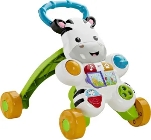 Fisher-Price Baby to Toddler Toy, Learn with Me Zebra Walker with Educational Music Lights & Activities for Infants Ages 6  Months