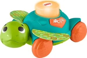 Fisher-Price Baby Toy Linkimals Sit-to-Crawl Sea Turtle for Ages 9  Months, Compatible Only with Linkimals Items