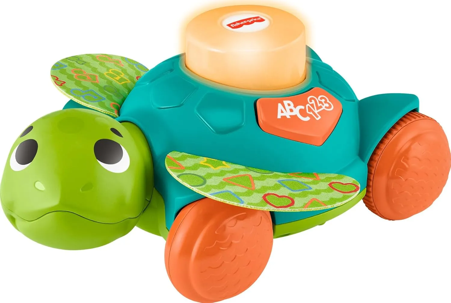 Fisher-Price Baby Toy Linkimals Sit-to-Crawl Sea Turtle for Ages 9  Months, Compatible Only with Linkimals Items