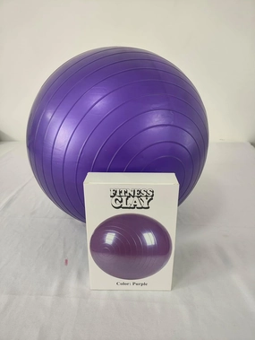 Fitness Clay Exercise Balls Soft Workout Ball, Anti-Explosion Yoga Ball Chair Supports 2200 lbs, Stable Swiss Ball
