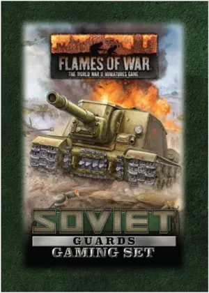 Flames of War - Soviet Guards Gaming Set - x20 Tokens x2 Objectives x16 dice
