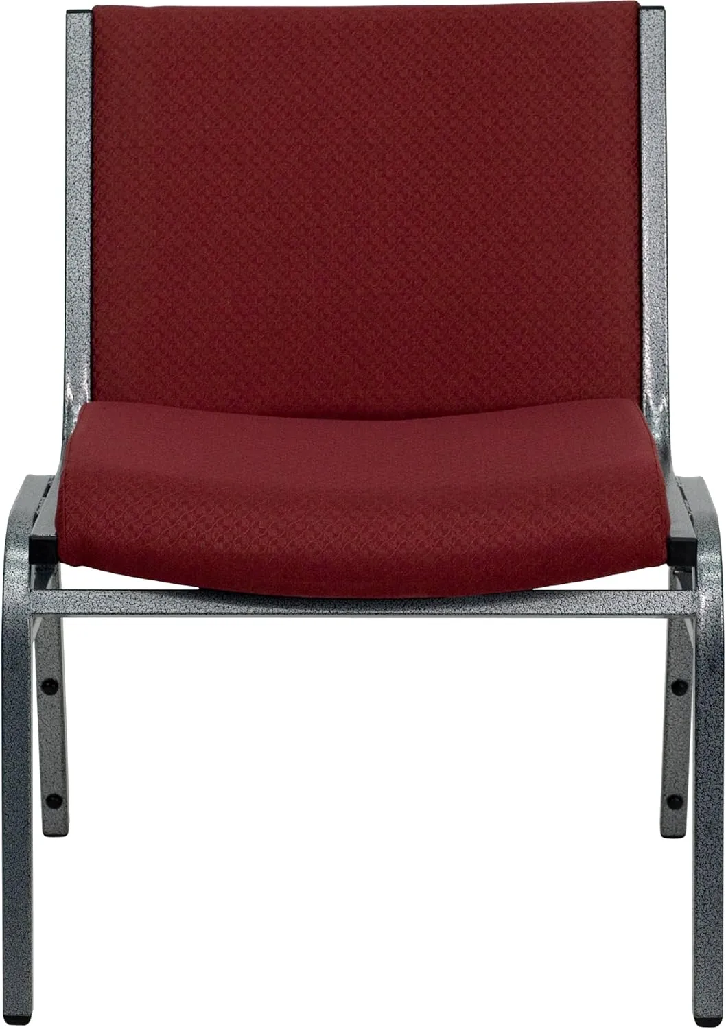 Flash Furniture 2 Pack HERCULES Series Big & Tall 1000 lb. Rated Burgundy Fabric Stack Chair