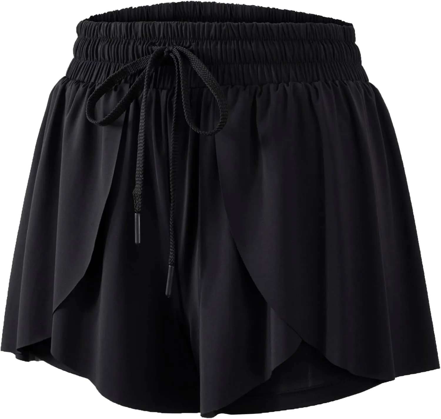 Flowy Running Shorts for Women Workout Athletic Gym Yoga Butterfly Skirt with Pockets Spandex Cute Clothes Summer