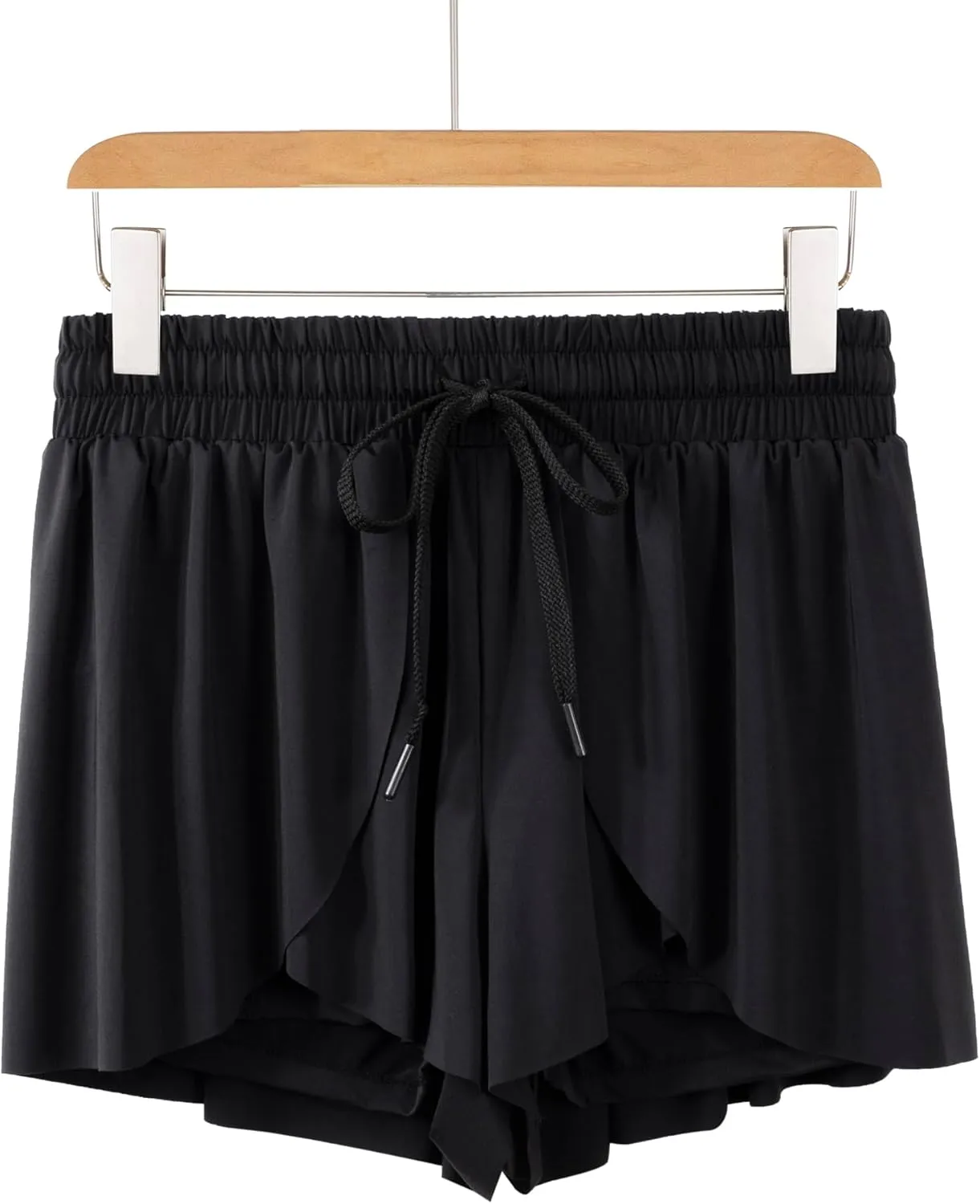 Flowy Running Shorts for Women Workout Athletic Gym Yoga Butterfly Skirt with Pockets Spandex Cute Clothes Summer