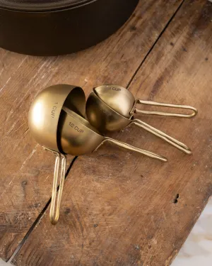 Forge Brass Measuring Scoops