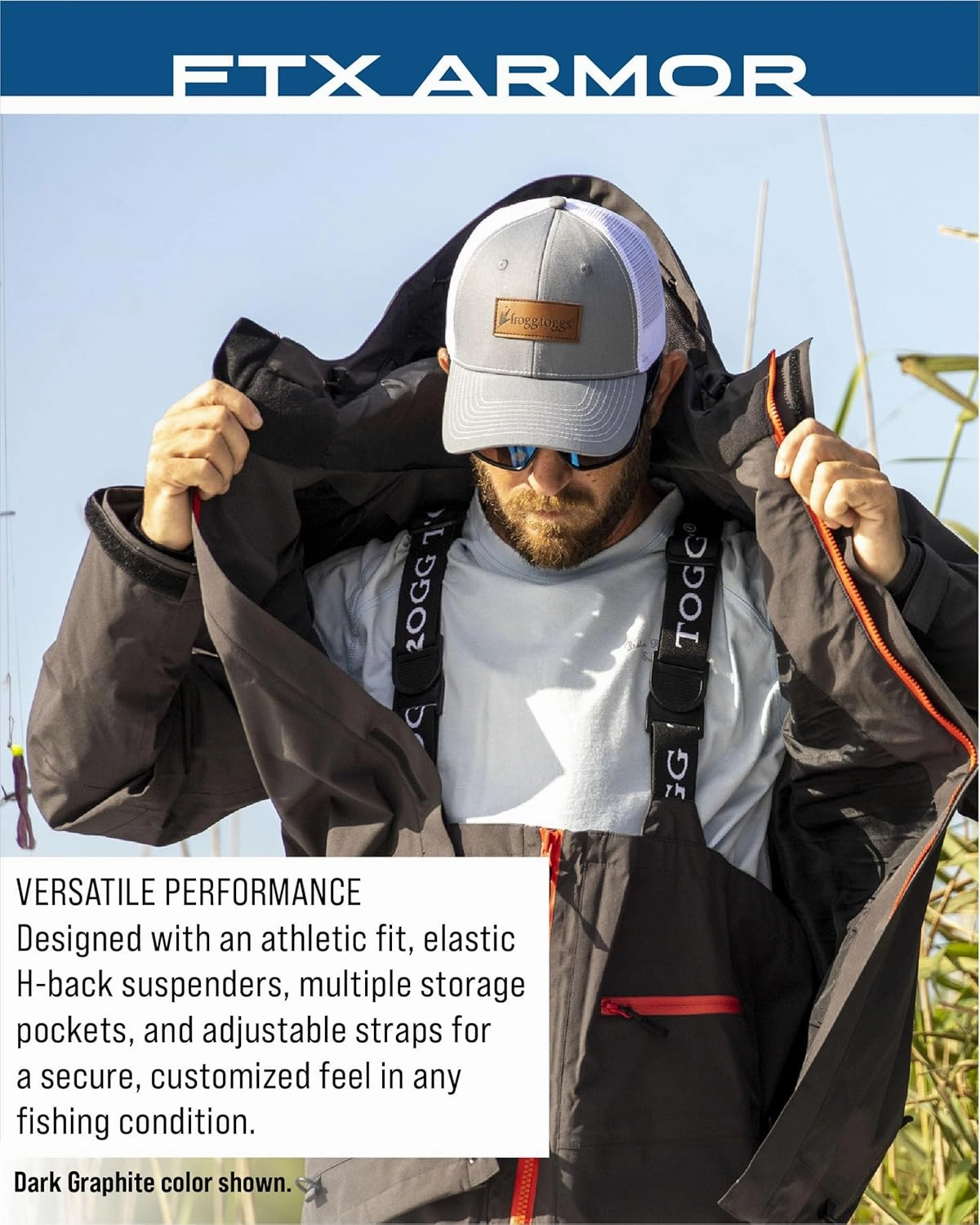 FROGG TOGGS Men's FTX Armor Premium Waterproof Rain, Fishing Bibs
