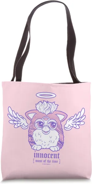Furby Cute Innocent Angel Most Of The Time Big Logo Tote Bag