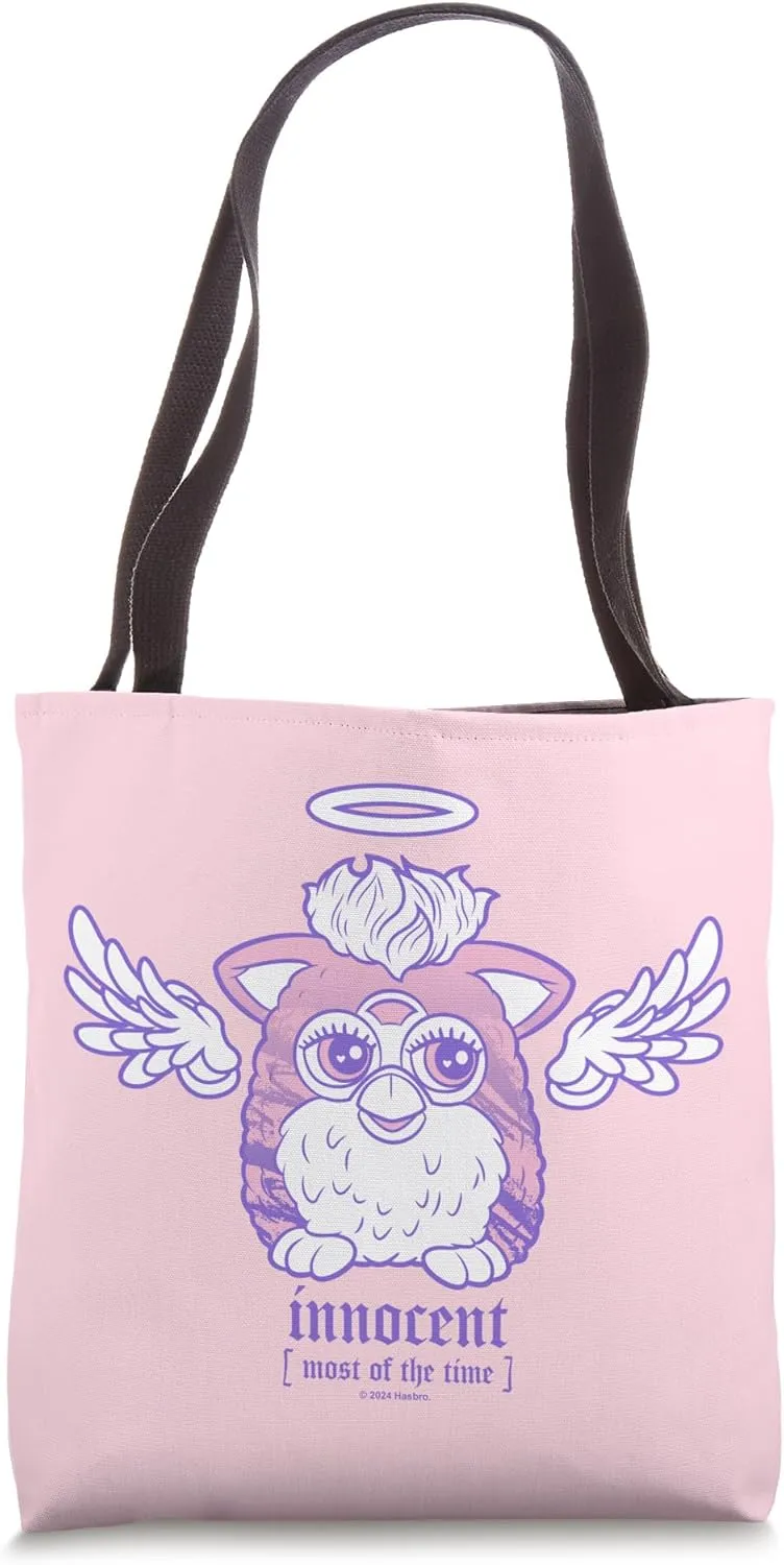 Furby Cute Innocent Angel Most Of The Time Big Logo Tote Bag