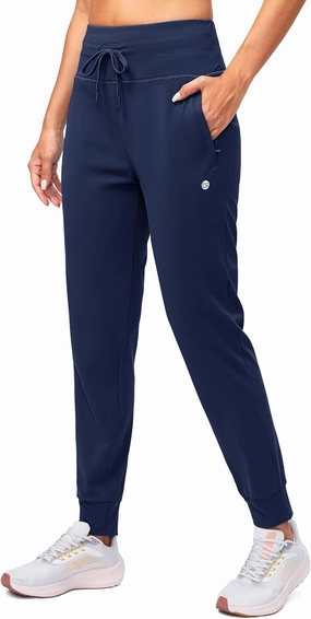 G Gradual Women's Fleece Lined Joggers High Waisted Water Resistant Thermal Winter Sweatpants Running Hiking Pockets