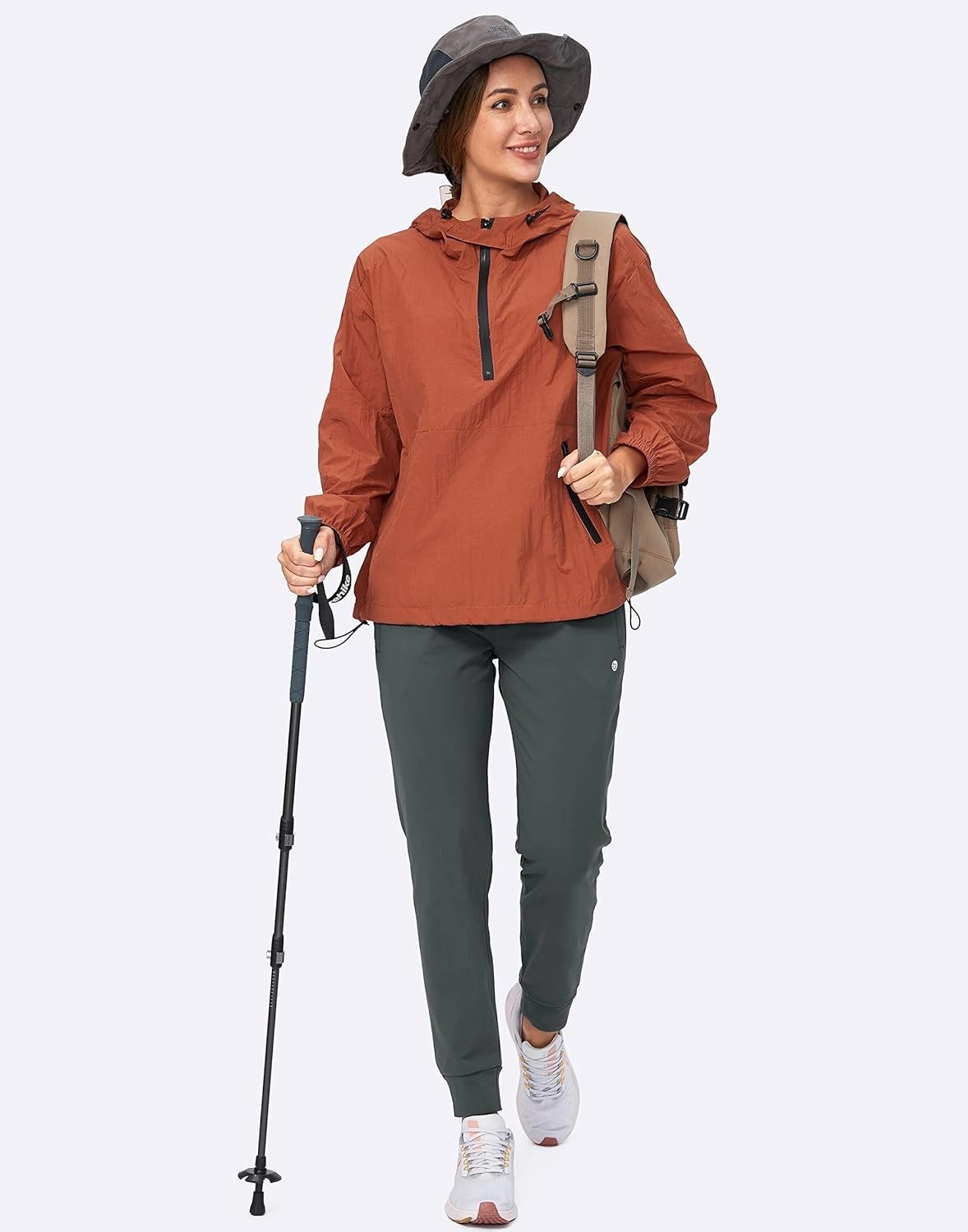 G Gradual Women's Fleece Lined Joggers High Waisted Water Resistant Thermal Winter Sweatpants Running Hiking Pockets