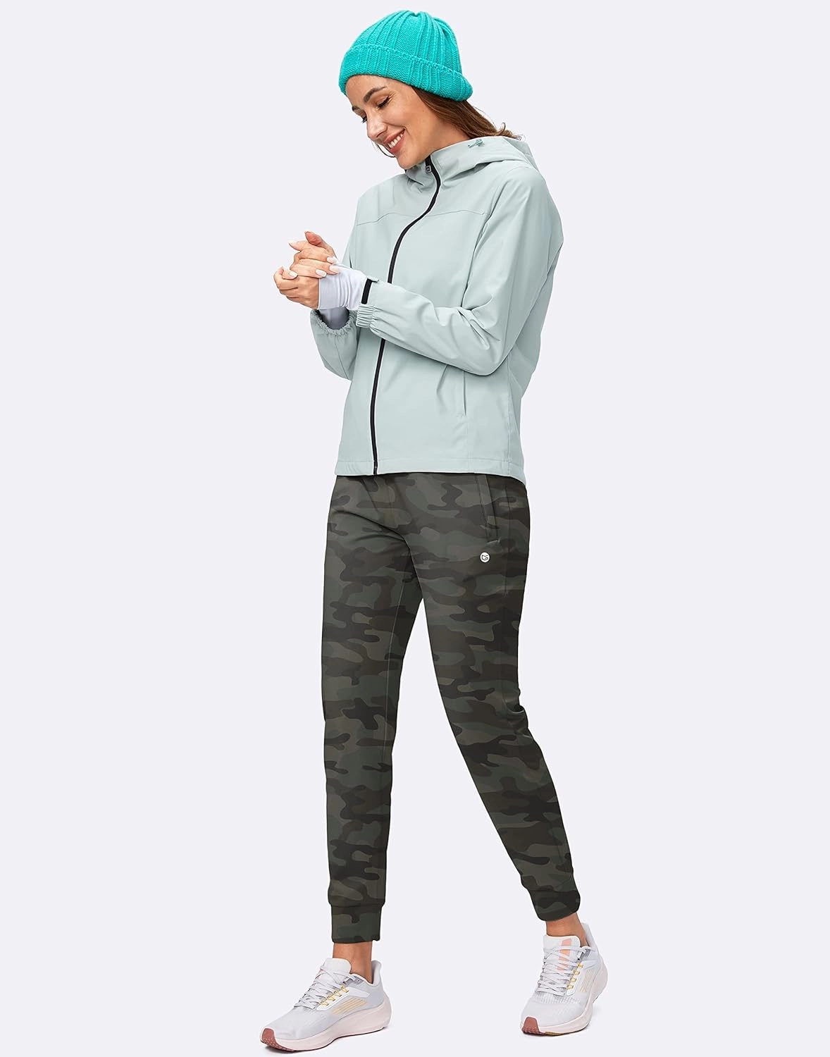 G Gradual Women's Fleece Lined Joggers High Waisted Water Resistant Thermal Winter Sweatpants Running Hiking Pockets