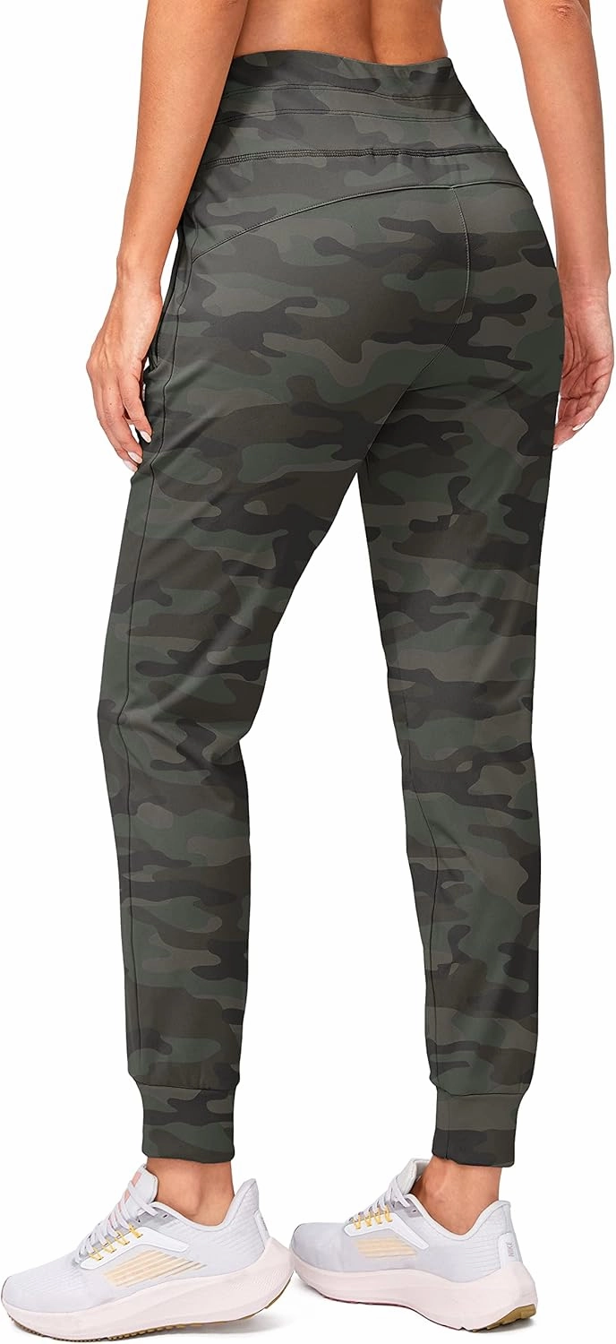G Gradual Women's Fleece Lined Joggers High Waisted Water Resistant Thermal Winter Sweatpants Running Hiking Pockets