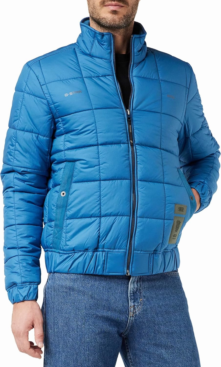 G-STAR Men's Meefic Square Quilted Jacket