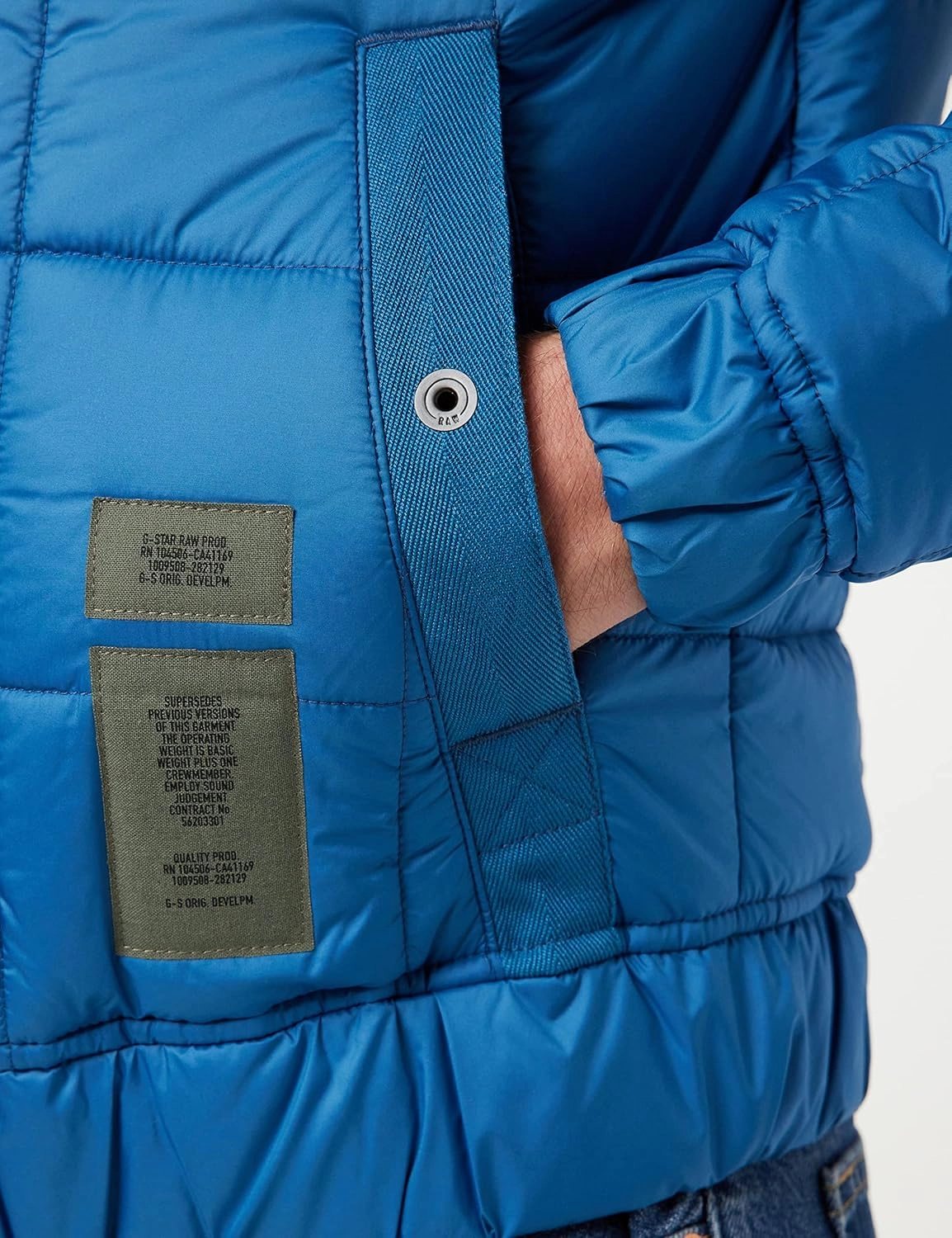 G-STAR Men's Meefic Square Quilted Jacket