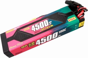 Gens ace G-Tech Advanced 4500mAh High Voltage 11.4V 100C 3S Lipo Battery HardCase with XT60 Plug