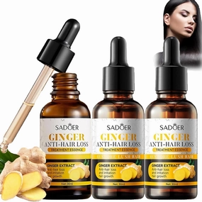 Ginger Anti-Hair Loss Oil and Essence Set (3pcs)