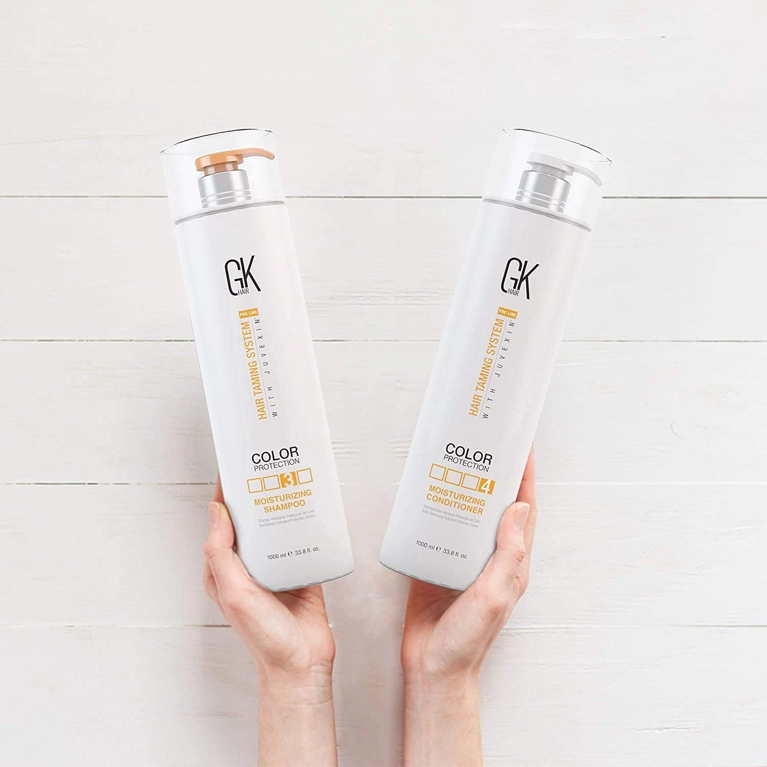 GK HAIR Moisturizing Shampoo and Conditioner Set –Shampoo For Men and Women Conditioner set for All Hair Types (10 Fl Oz)