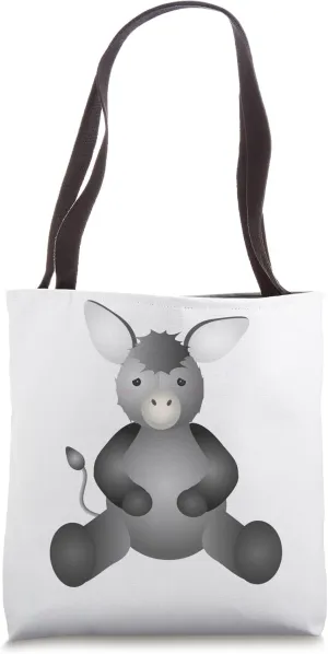 Golden grey donkey for animal lovers, a must have Tote Bag