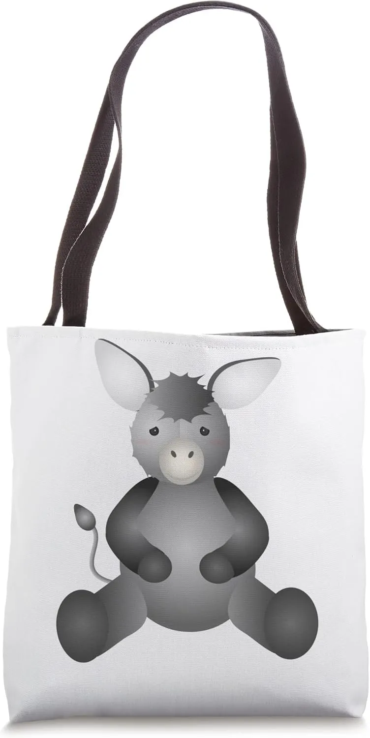 Golden grey donkey for animal lovers, a must have Tote Bag