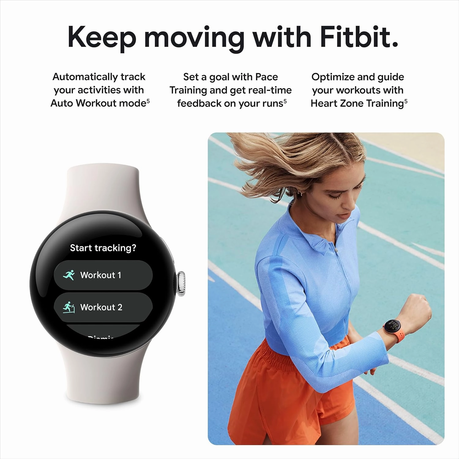 Google Pixel Watch 2 (Previous Model) with the Best of Fitbit - Heart Rate Tracking, Stress Management, Safety Features - Android Smartwatch - Champagne Gold Aluminum Case - Hazel Active Band - LTE
