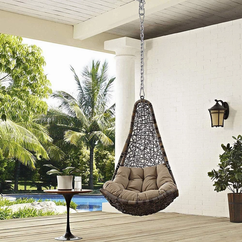 Hammock Chair Hanging Kit Swing, Ceiling Mount with 360 Swivel - Tree, Gym, or Rope Swing Set, 1000 LB Capacity