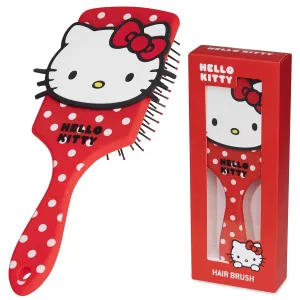 Hello Kitty Detangle Hair Brush for Women, Teenagers, and Girls, Kawaii Hair Accessories - Cute Gifts for Her (Hello Kitty Brush & Accessories)