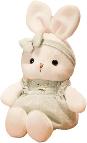 Hemoton Cute Plush Bunny Soft Stuffed Animal Bunny Rabbit Plush Toy for Baby Girls 16 inch