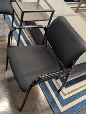 Herman Miller Black Stacking Chairs