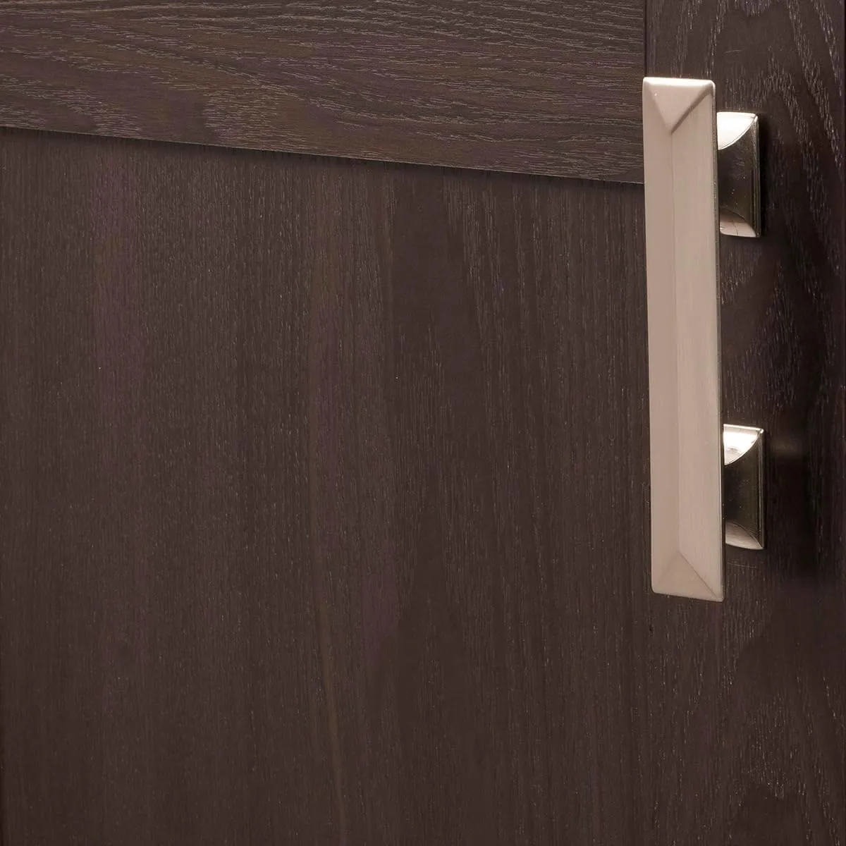 Hickory Hardware 10 Pack Solid Core Kitchen Cabinet Pulls, Luxury Cabinet Handles, Hardware for Doors & Dresser Drawers, 3 Inch & 3-3/4 Inch (96mm) Hole Center, Satin Nickel, Bungalow Collection