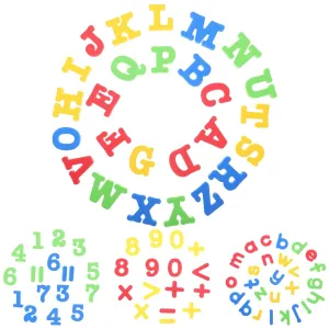 Homoyoyo 1set Cartoon Alphabet and Fridge Stickers Educational for and Math Symbols Fun Learning for Home and Classroom