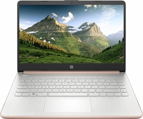 hp 2022 14in Ultra Light Laptop, Intel N4020 Processor(Up to 2.8GHz), 4GB RAM, 128GB Storage(64GB eMMC 64GB Micro SD), 1 Year Office 365, Webcam, HDMI, WiFi, USB-A&C, Google Classroom or Zoom