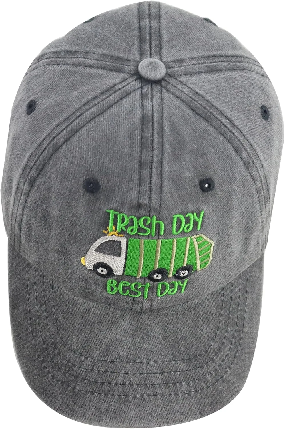 I Love Trash Garbage Trucks Youth Adjustable Mesh Hats Baseball Trucker Cap for Boys and Girls