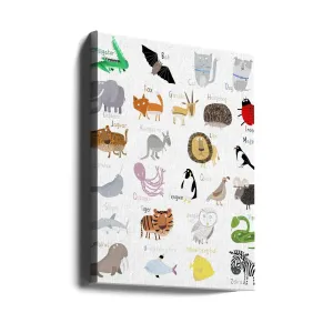 Illustrated Alphabet Animal Letters