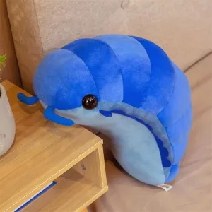 Insect Plush Toys 19-Inch Pill Bug Stuffed Soft Animals Pillow Plushie Cushion Insect Isopod Doll Kids Toys Girls Boys Gifts