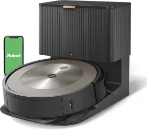 iRobot Roomba j9  Self-Emptying Robot Vacuum – Powerful Suction, Identifies and Avoids Obstacles Like pet Waste, Self-Empties for 60 Days, Best for Homes with Pets, Smart Mapping, Works with Alexa​