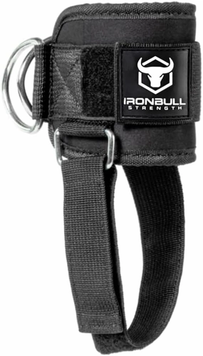 Iron Bull Strength Women's Kickback Ankle Strap for Cable Machines & Resistance Bands: Gym & Home Workout Cuff Attachment for Leg Extensions, Kickbacks, Hip Abductors - Booty Exercises