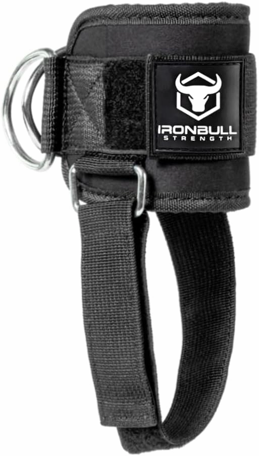 Iron Bull Strength Women's Kickback Ankle Strap for Cable Machines & Resistance Bands: Gym & Home Workout Cuff Attachment for Leg Extensions, Kickbacks, Hip Abductors - Booty Exercises