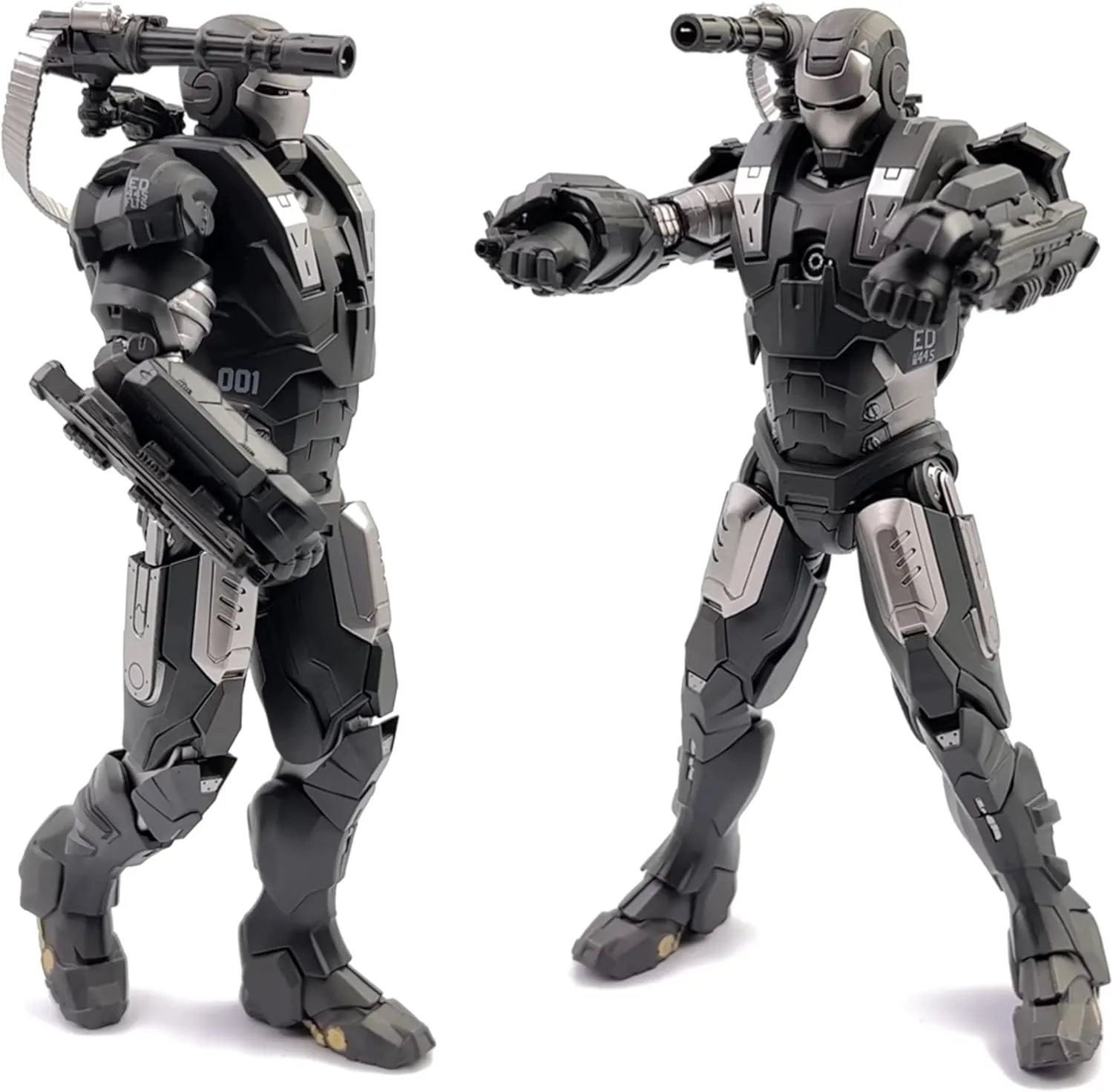 Ironman Action Figures Ultimate Set 2 Pack Toys,7 inch War Machine MK1 & Mark 46 with Lots of Accessories Collectible Statue Playset(WM1 & MK46)