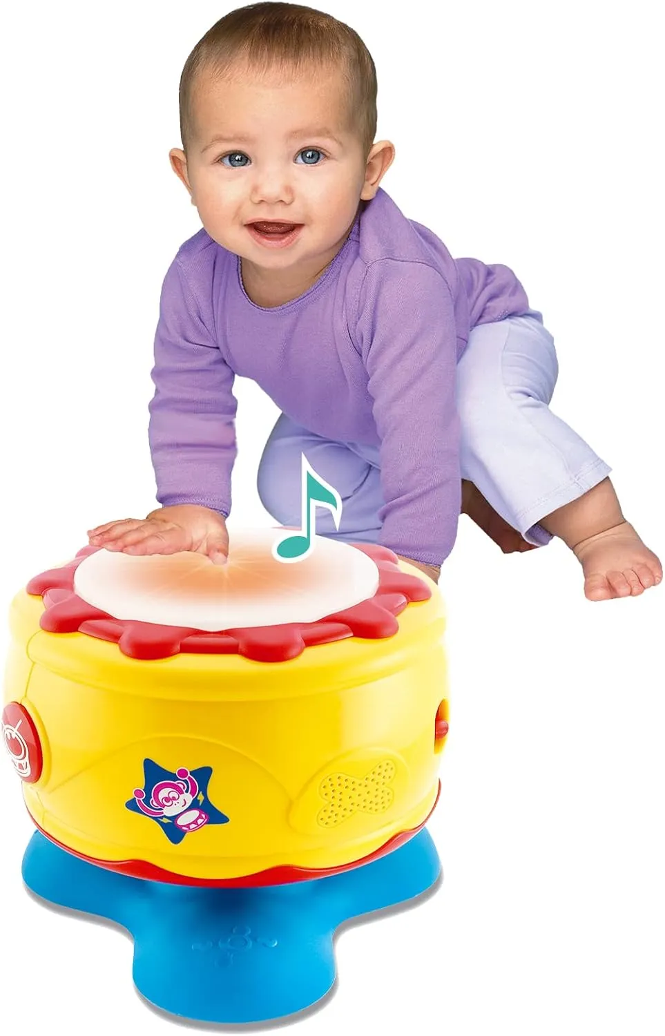 ISEE Musical Baby Toys 12-18 | Light Up Sensory Bongo Musical Toys | Drum Set for Toddlers 1-3 | Early Learning Toys Educational Birthday Gift