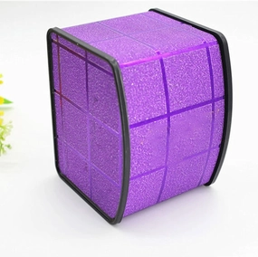 Jewelry Travel Box Jewelry Box Single Slot Watch Box PlasticDisplay Case Portable Earrings Bracelets Rings Watche Jewelry Box Flexible Flip Chair Jewelry Organizer Storage Case ( Color : Purple )