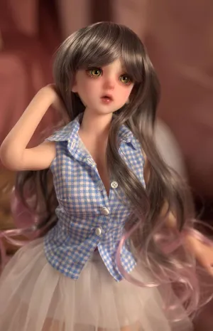 Junying/JYDream Twinkle 1/3 Female Seamless Action Figures Full Silicone Material, JYDoll 65cm Female Dolls for Cosplay/Photography/Arts (Wig)