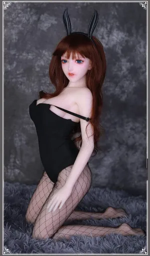 Junying/MOZU Lisa 1/5 Female Seamless Action Figures Full Silicone Material, Mozu 60cm Flexible Female Figure Dolls for Cosplay/Photography/Arts (Wig)