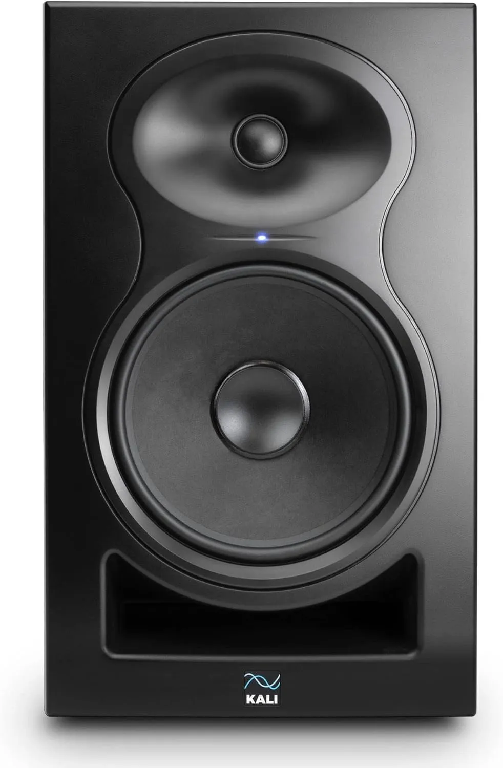 Kali Audio LP-8V2 8" Powered Studio Monitor - 100W Speaker System with Boundary Compensation EQ Settings - for Mixing, Recording, Audio Production - XLR, TRS, RCA Input Ports, Single, Black
