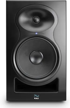 Kali Audio LP-8V2 8" Powered Studio Monitor - 100W Speaker System with Boundary Compensation EQ Settings - for Mixing, Recording, Audio Production - XLR, TRS, RCA Input Ports, Single, Black
