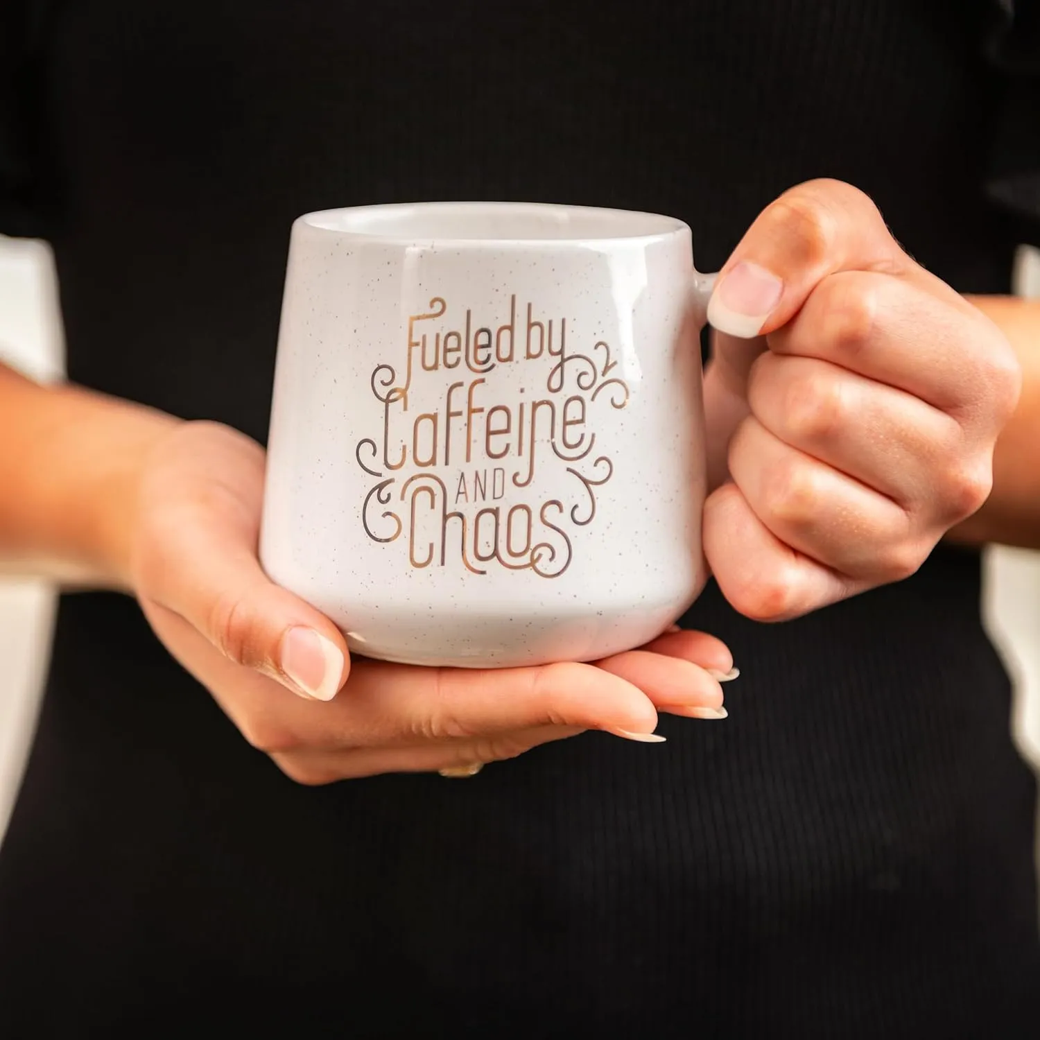 Karma Novelty Ceramic Coffee Mug Set of 2 Lets Have Coffee Together - 16 oz Cute Sarcastic Coffee and Tea Mug – Funny Coffee Mug with Witty Sayings for Women and Men, Gift for Friends, Coworkers, Boss