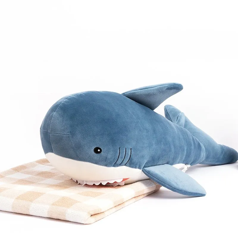 Kawaii Blue Shark Doll Plush Toy