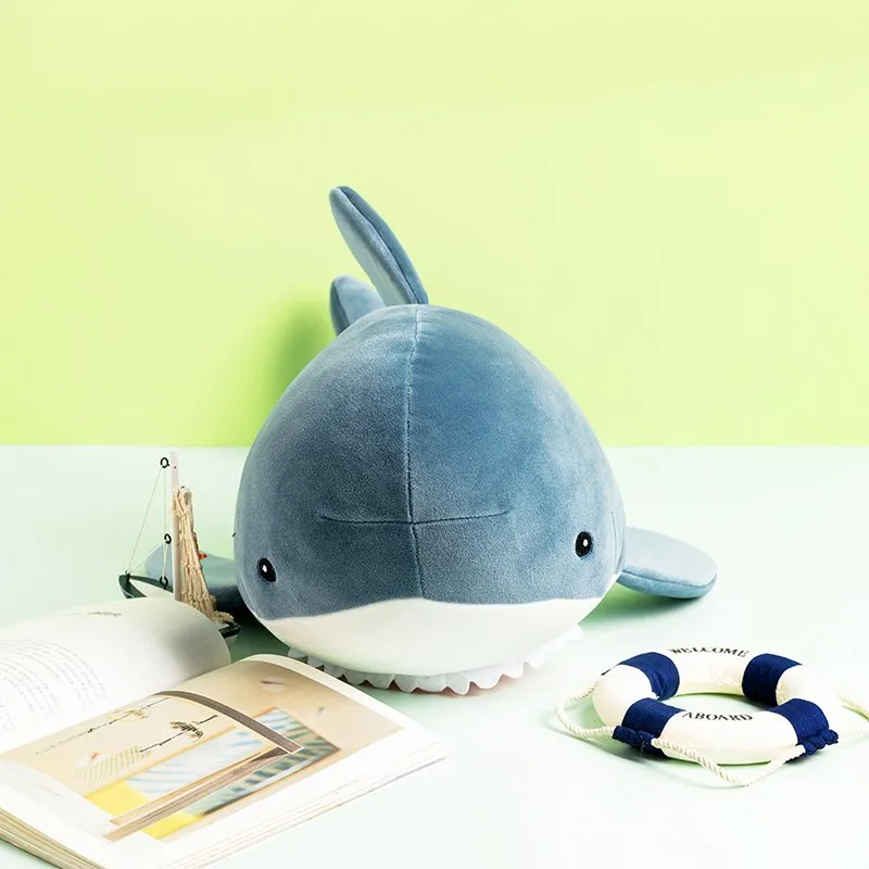 Kawaii Blue Shark Doll Plush Toy