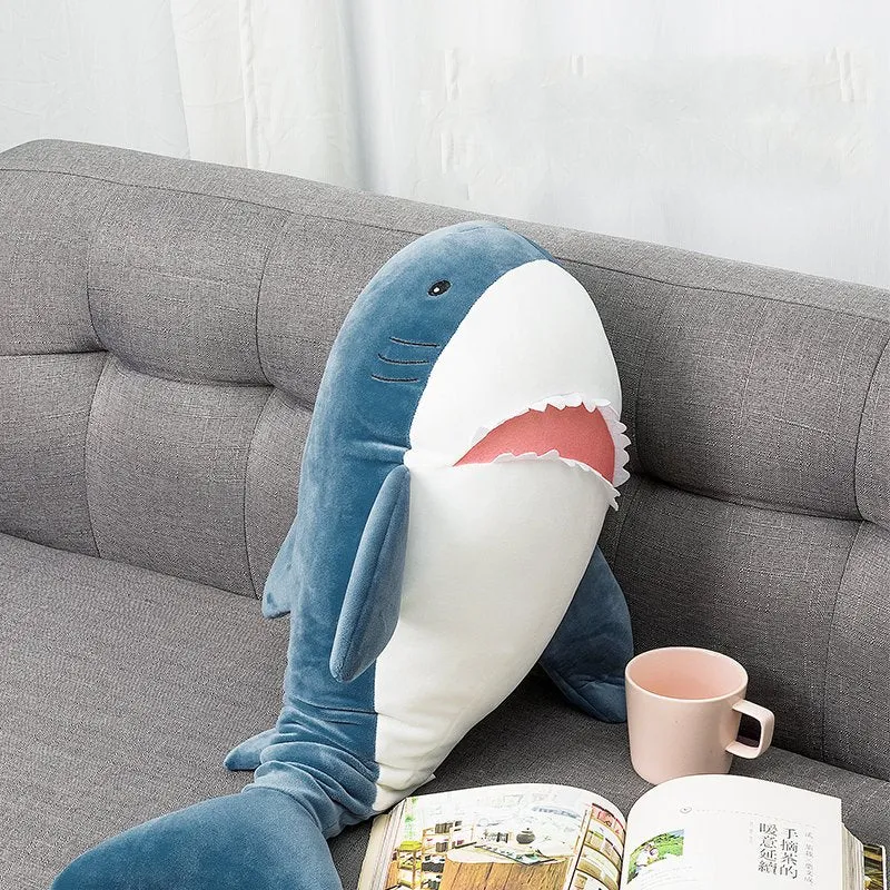 Kawaii Blue Shark Doll Plush Toy
