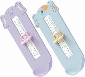 KESYOO 2 Pcs Feet Shoe Sneaker Foot Measuring Device Measurer Tape Sandals Sneakers Trainers Sandals Foot Measurement Device Adult Devices Abs