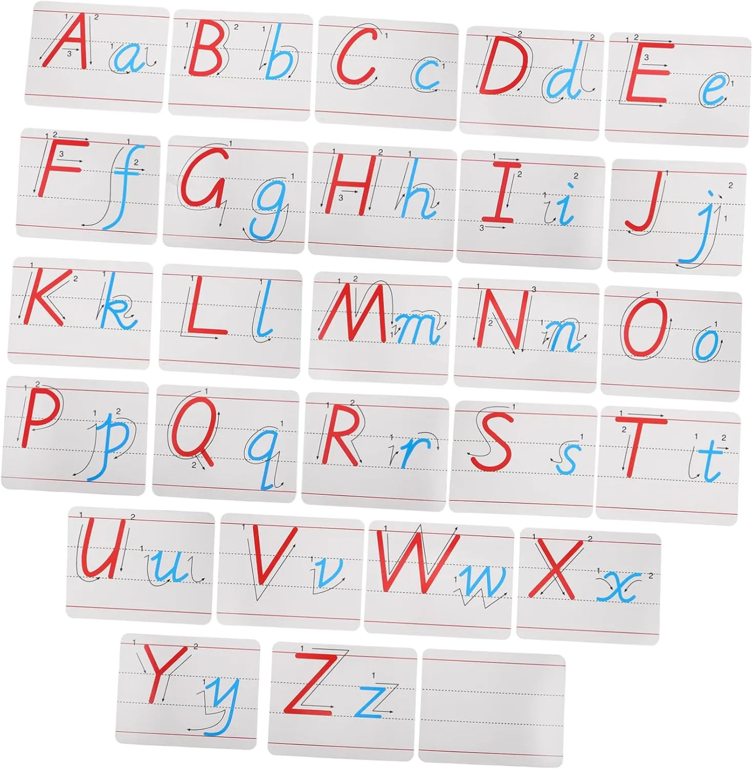 KICHOUSE 1Set Alphabet Magnets for Fridge Uppercase Lowercase Letters Educational Set with Storage Bag Pen for Preschool Learning Spelling Game Engaging Alphabet Learning